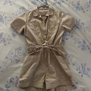 Old Navy Khaki Romper